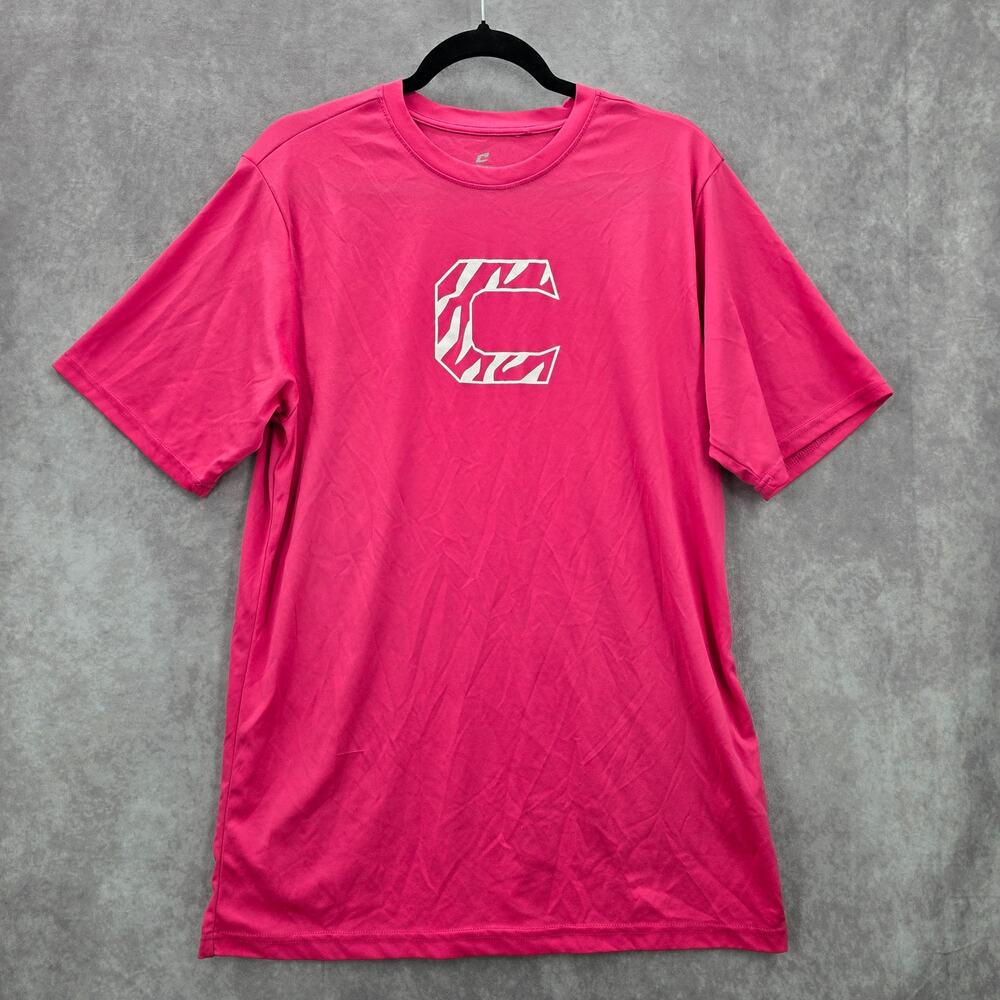 Champro Pink Short‎ Sleeve Ribbon Adult Tshirt Tee Large